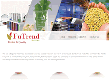 Tablet Screenshot of futrend.com.jo